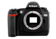 Nikon D70 with no lenses