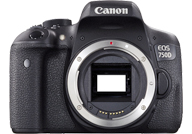 Canon EOS 750D with no lenses